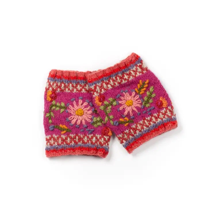 Cozy Nepal Knit Boot Cuffs Abigail's Handcrafted Warmth